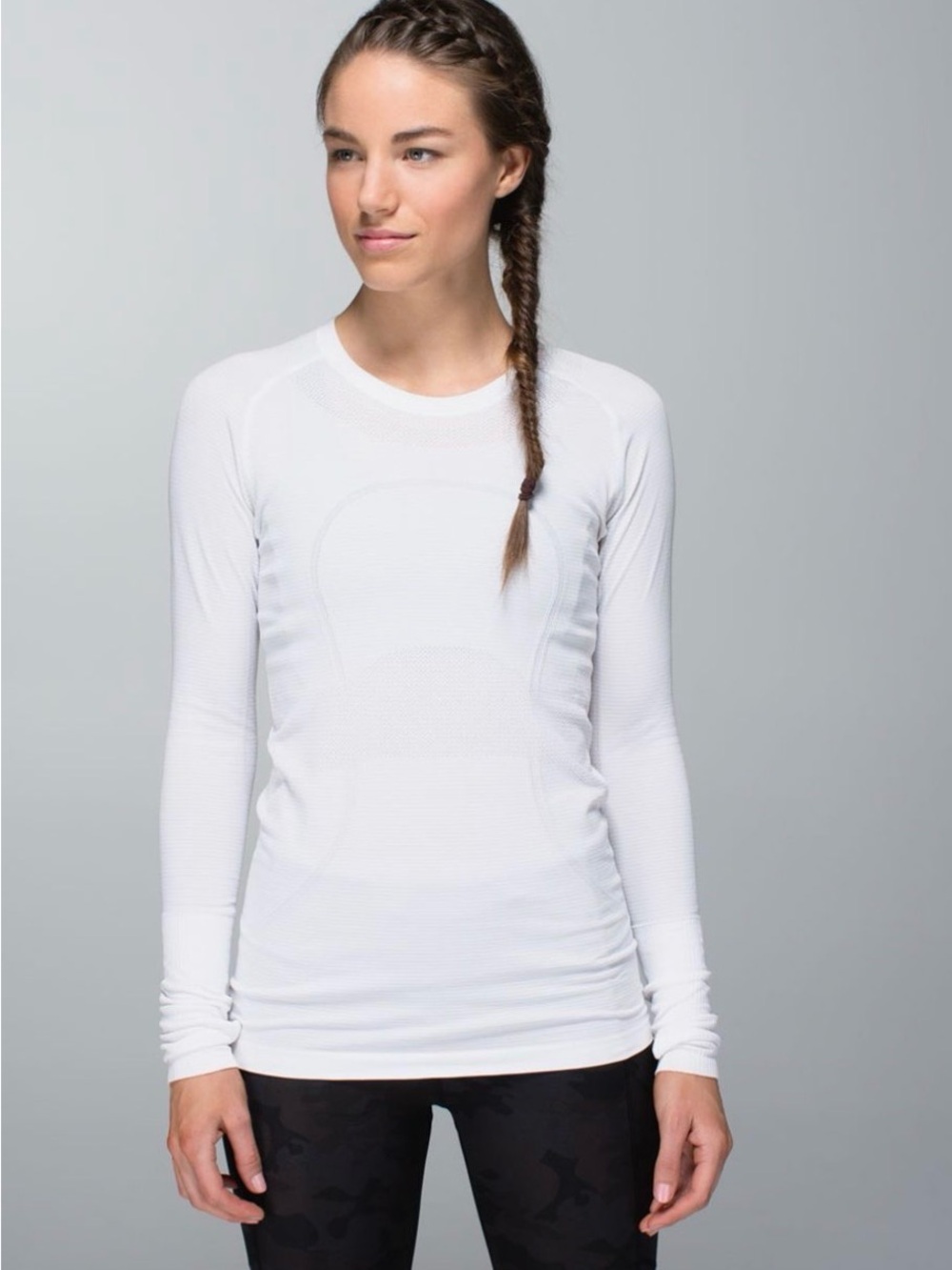 Lululemon Swiftly Tech Long Sleeve Women's Crew Neck Performance Top Size 8